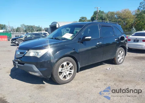 2007 Acura Mdx Technology Package z USA, uszkodzony, nr VIN 2HNYD28347H519974